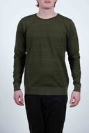 EXIT crew neck, army moss