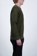 EXIT crew neck, army moss
