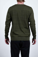 EXIT crew neck, army moss
