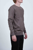 EXIT crew neck, clay grey