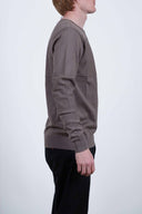 EXIT crew neck, clay grey