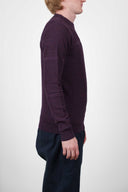 TRANSPARENT sweater, purple melange