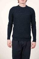 TRANSPARENT sweater, ocean blue