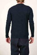 TRANSPARENT sweater, ocean blue