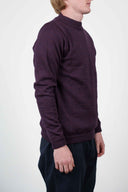 BASIS sweater, all purple melange