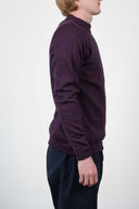 BASIS sweater, all purple melange