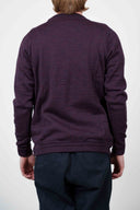 BASIS sweater, all purple melange