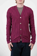 PR0CESS0R cardigan, solid purple