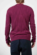 PR0CESS0R cardigan, solid purple
