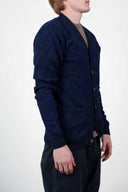 NESTOR cardigan, sea blue / olde blue