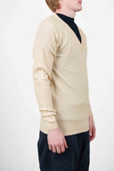 SYSTEM v-neck, cream [M]