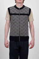 RADIO vest, navy blue / off white