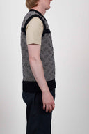 RADIO vest, navy blue / off white