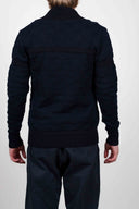 RADIO shawl neck, navy blue / compact blue