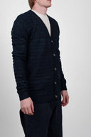 BABEL cardigan, medium blue mix