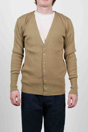 SUB cardigan, army camel
