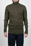 SUB short zip, army moss