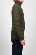 SUB short zip, army moss