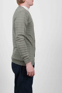 SIDE cardigan, top grey melange
