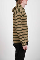 FUNDAMENTAL hoodie jacket, army camel / army moss