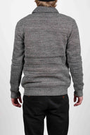 DIFFERENTIAL cardigan, white noise mix