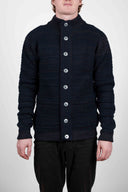 MOMENT cardigan, navy blue mix