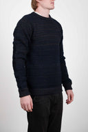 MOMENT sweater, navy blue mix