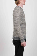 STARK crew neck, silicium noise mix