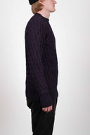 STARK sweater, purple melange mix
