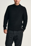 STARK-III sweater | høj hals, black void