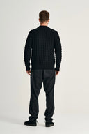 STARK-III sweater | høj hals, black void