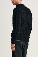 STARK-III sweater | høj hals, black void
