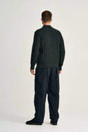 STARK-III sweater | høj hals, dark forest green