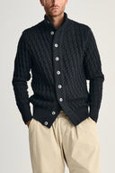 STARK cardigan, molten grey
