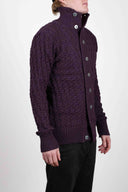 STARK cardigan, purple melange