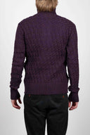 STARK cardigan, purple melange
