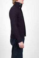STARK cardigan, purple melange mix