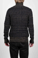 STARK cardigan, navy blue mix