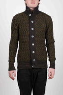 STARK cardigan, dark army mix