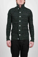 STARK cardigan, metallic forest mix