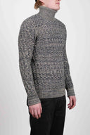 STARK roll neck, triple grey mix