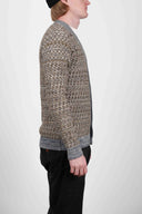 EMERGENT cardigan, grey melange
