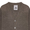 RANK-III cardigan, terra brown (f)