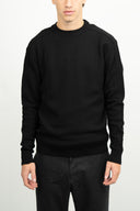 ROENTGEN-II crew neck | rund hals, black void