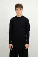ROENTGEN-II crew neck | rund hals, navy blue II