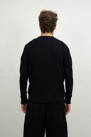 ROENTGEN-II crew neck | rund hals, navy blue II
