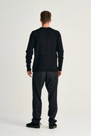 SOLO crew neck | rund hals, black void (f)