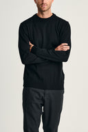 SOLO crew neck | rund hals, black void (f)
