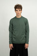 SOLO crew neck | rund hals, copper green (f)