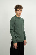 SOLO crew neck | rund hals, copper green (f)